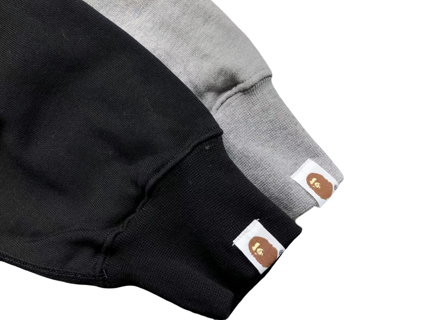 BAPE Shark Work Full Zip Hoodie Grey