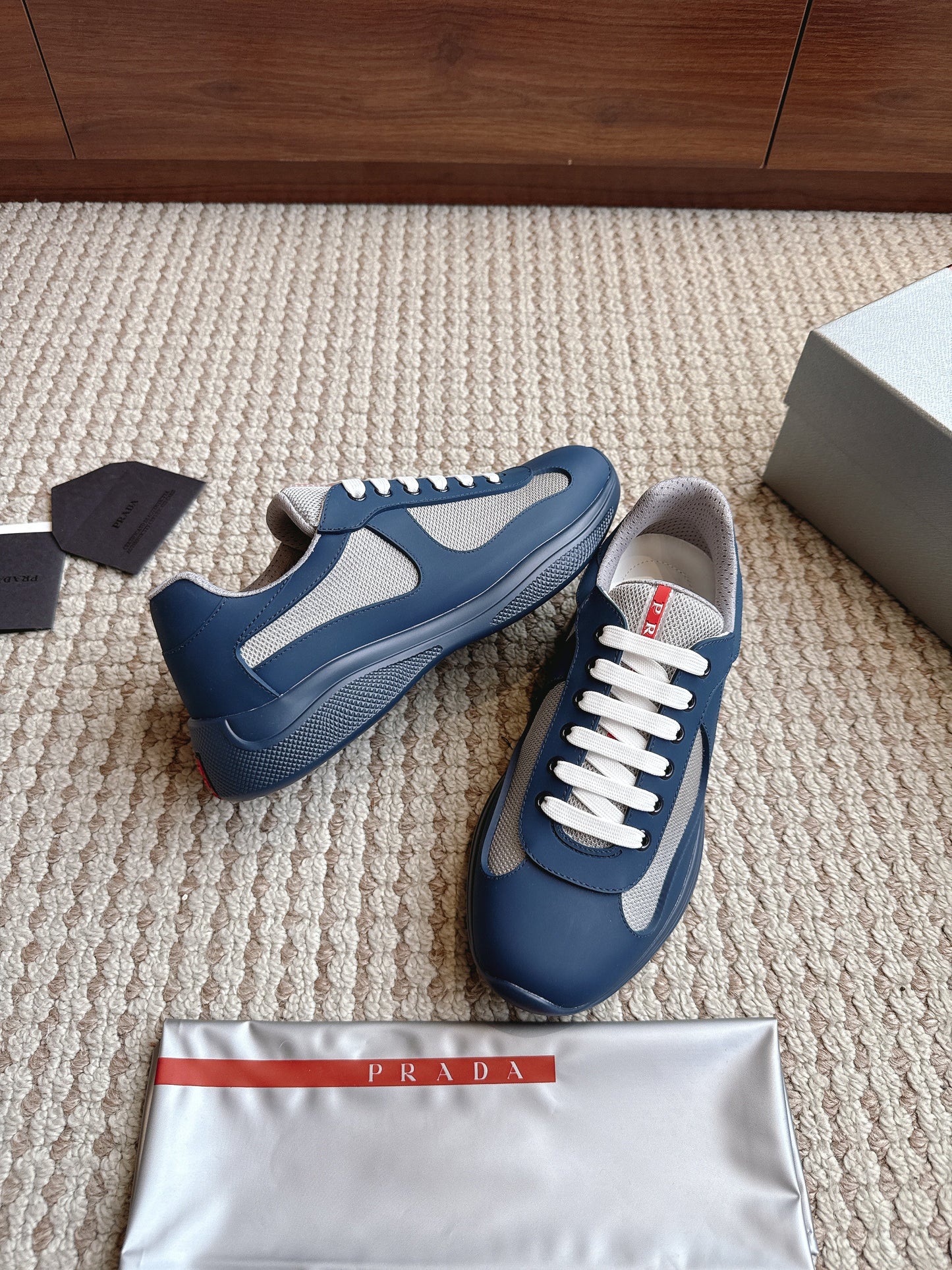 Prada America's Cup Navy Grey