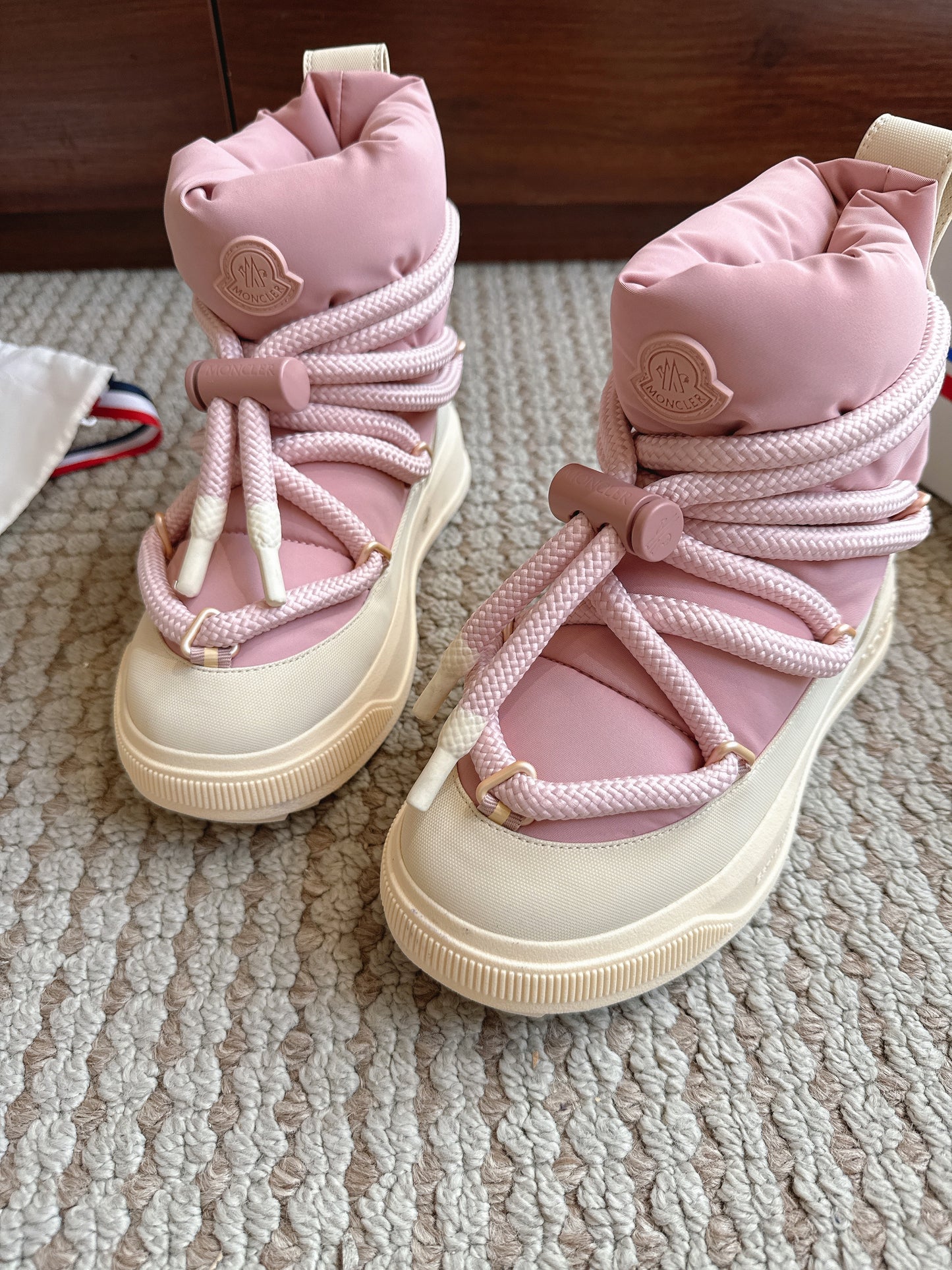 Moncler Altive Mid Snow Boots Pink