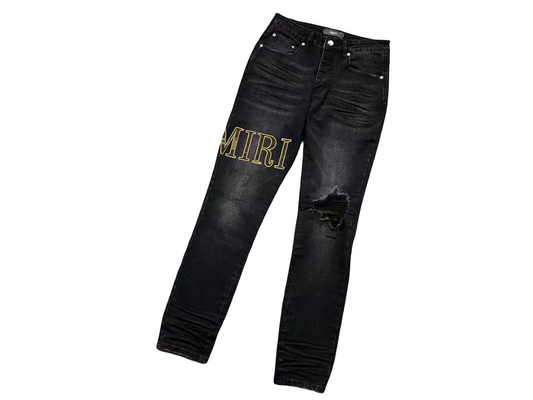 AMIRI Camo Jeans - (BLACK)