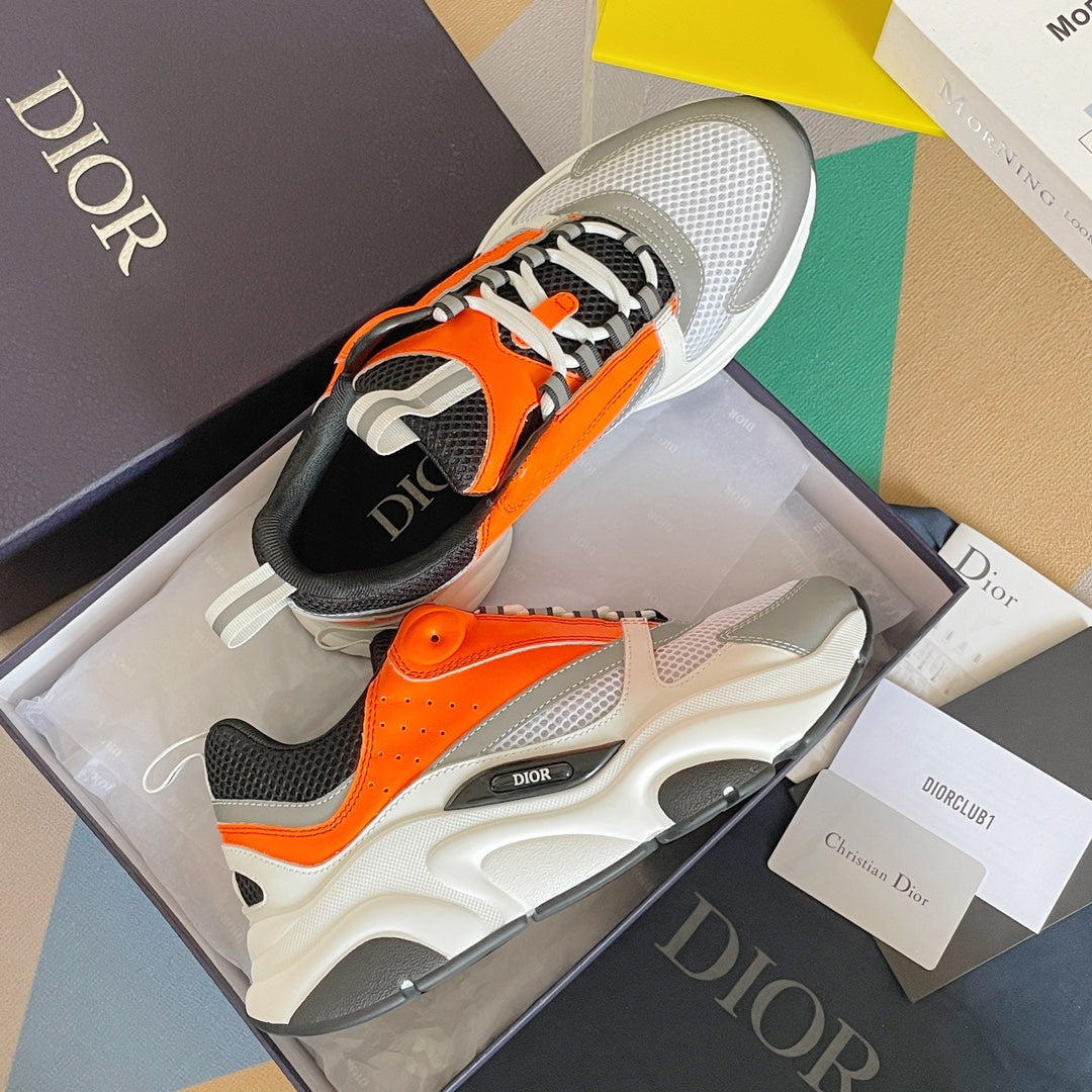 Dior B22 Orange/White
