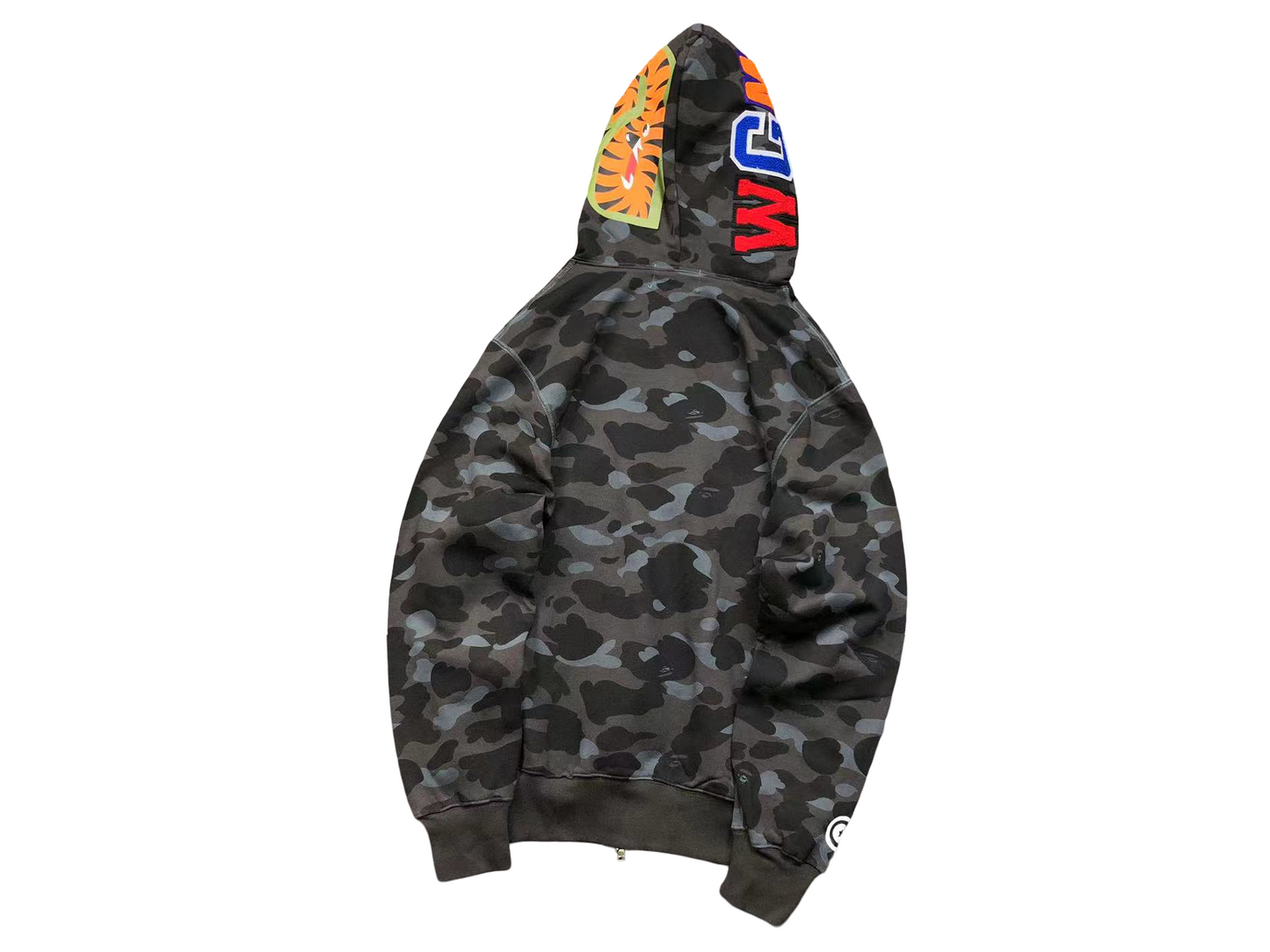 BAPE ABC Camo Shark Full Zip Hoodie - (DARK GREY)