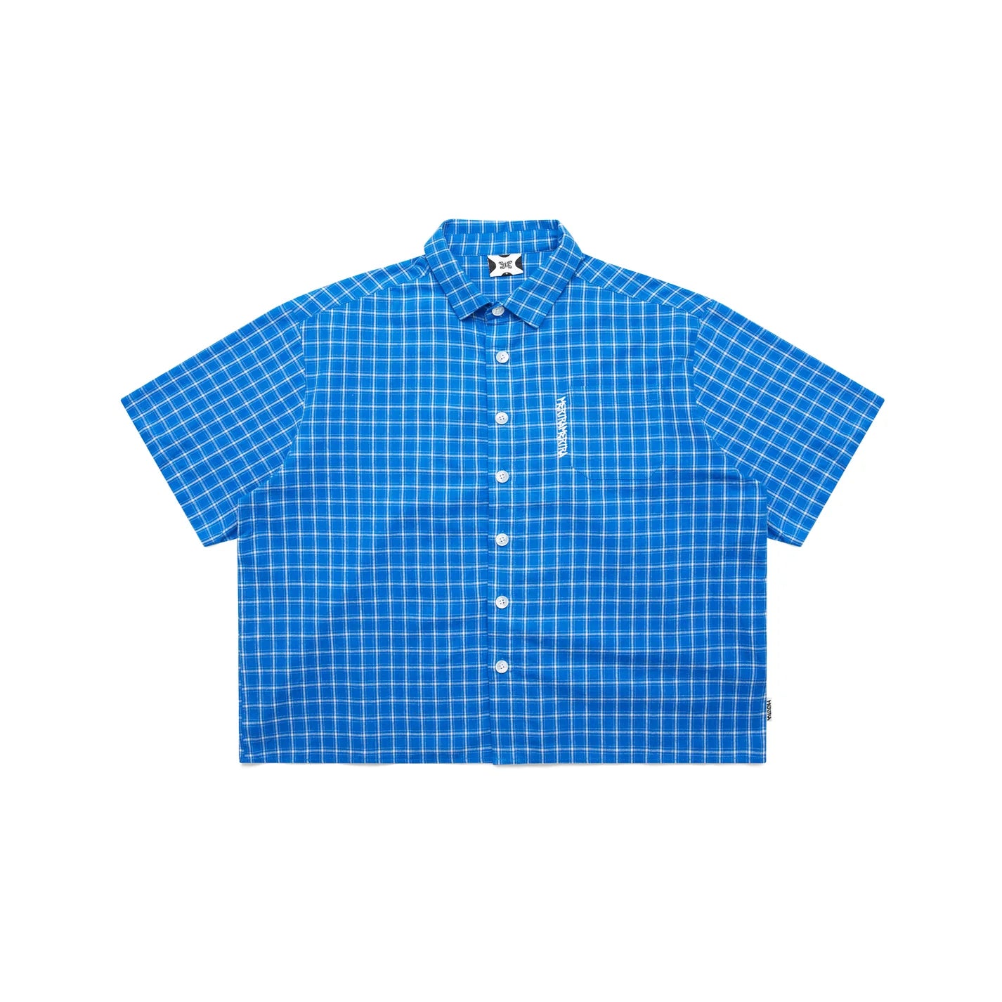 Mertra Plaid Shirt - (LAPIS)