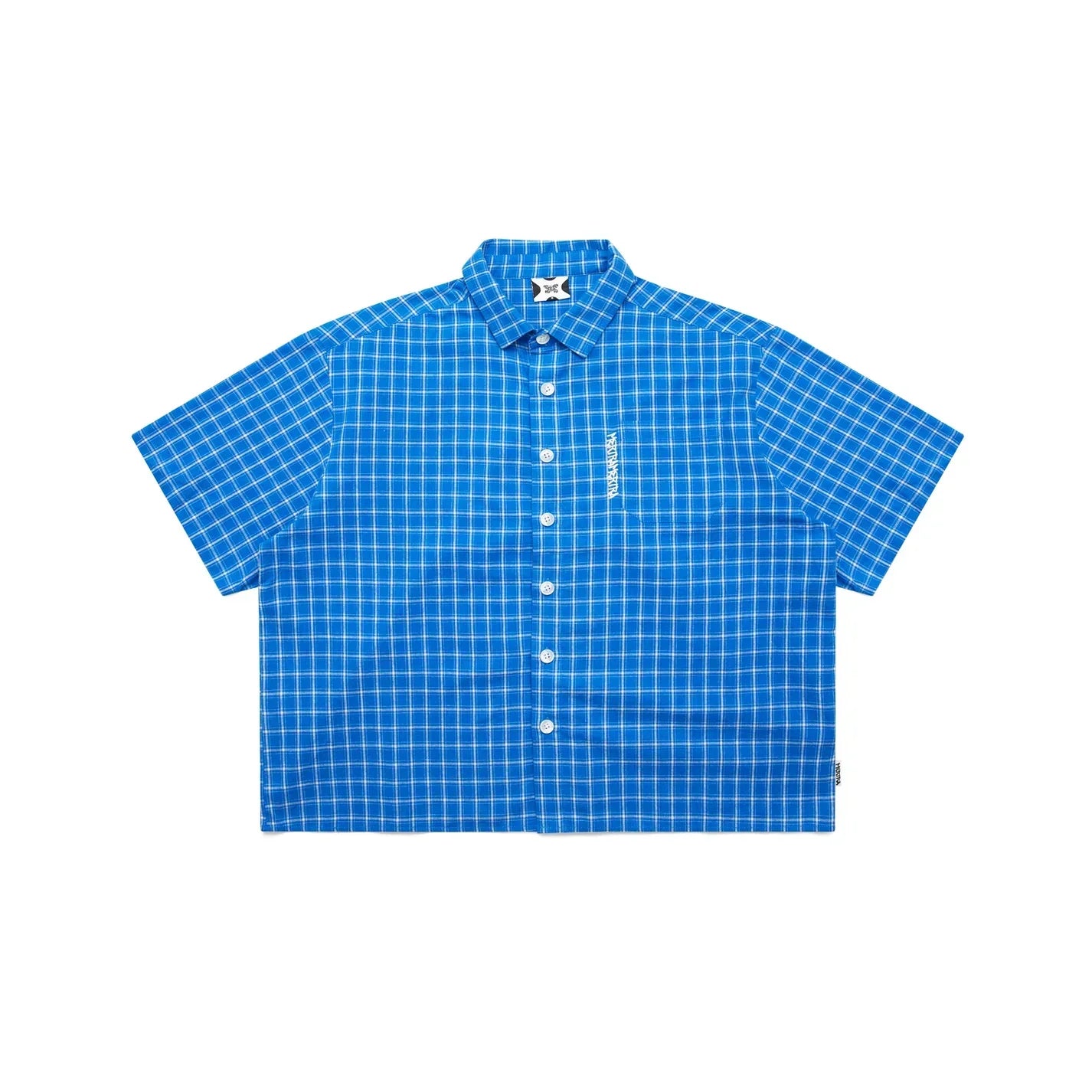 MERTRA Plaid Shirt Lapis