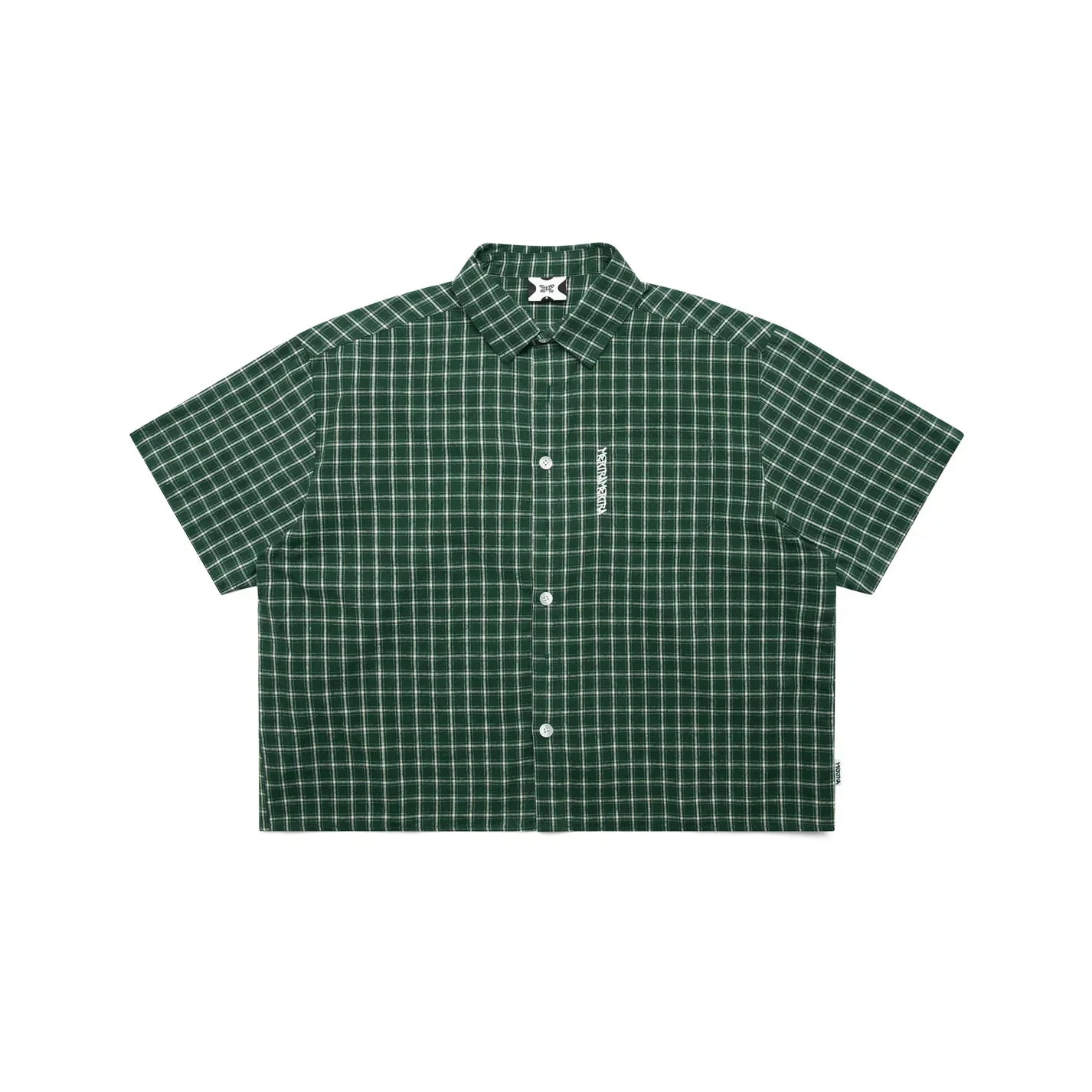 MERTRA Plaid Shirt Green