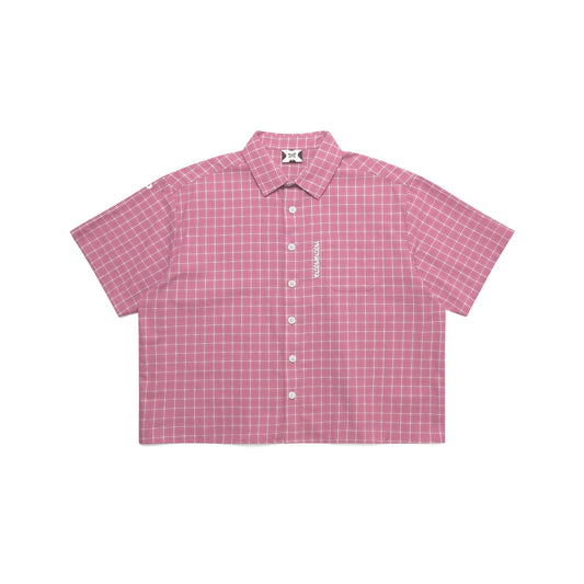 Mertra Plaid Shirt - (PINK)