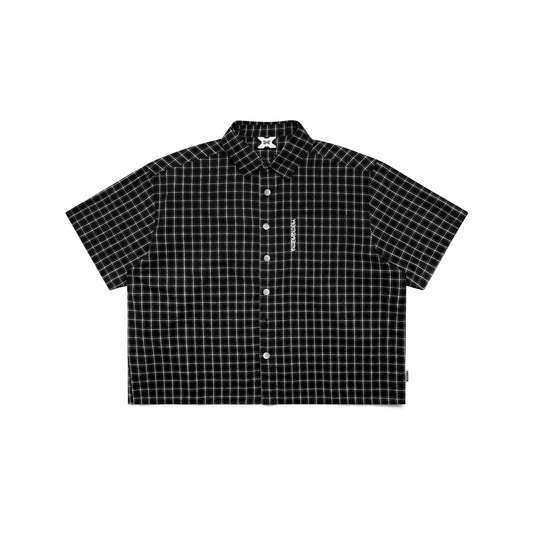 Mertra Plaid Shirt - (BLACK)