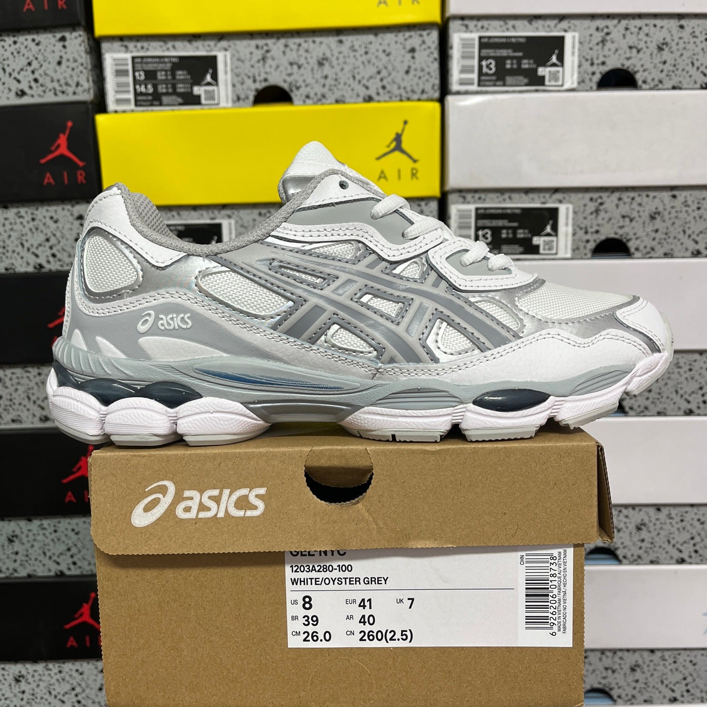 ASICS Gel-NYC White Oyster Grey