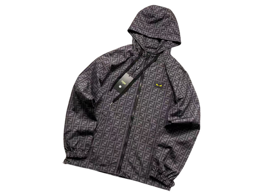 Fendi Monogram Windbreaker - (LIGHT BLACK)