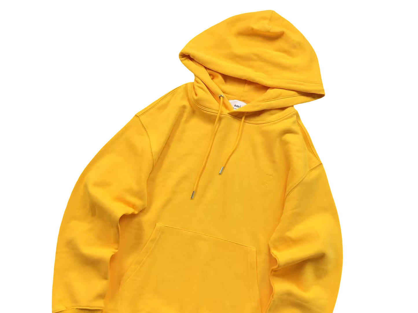 AMI Paris Classic Heart Hoodie - (YELLOW)