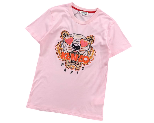 KENZO Tiger Heart Tee - (PINK)