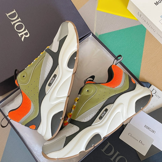 Dior B22 Green/Black/Orange