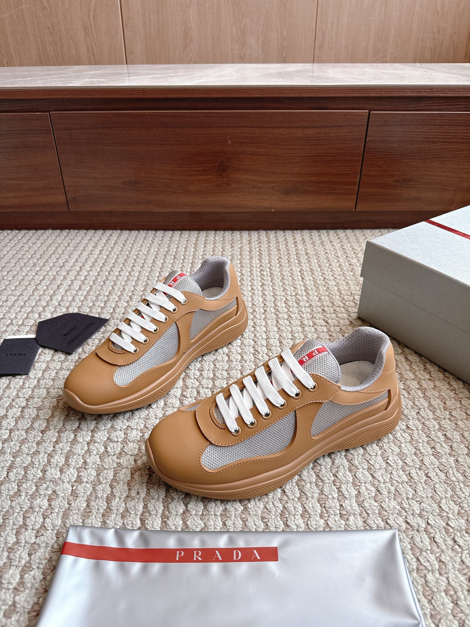 Prada America's Cup Brown Grey