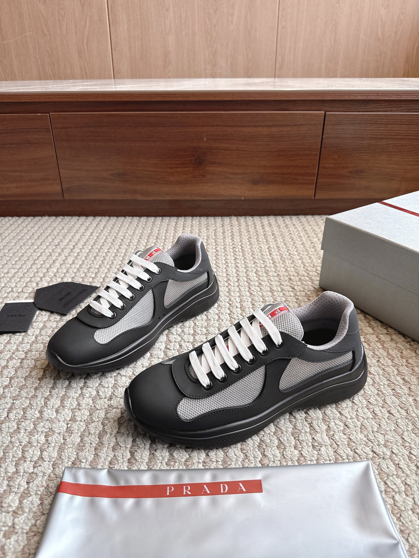 Prada America's Cup Black Grey
