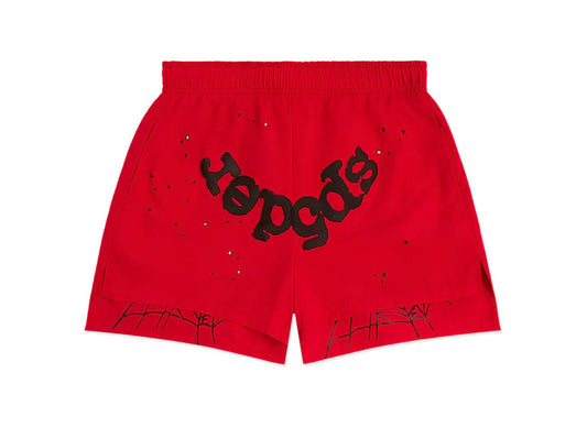 Sp5der OG Web Double Short - (RED)
