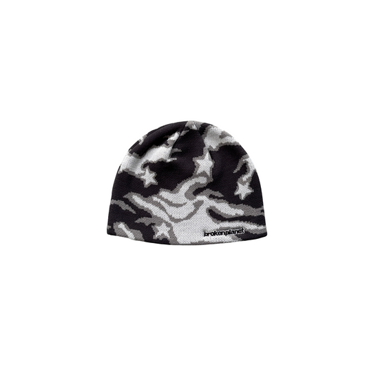 Broken Planet Shooting Stars Beanie - (GREY)