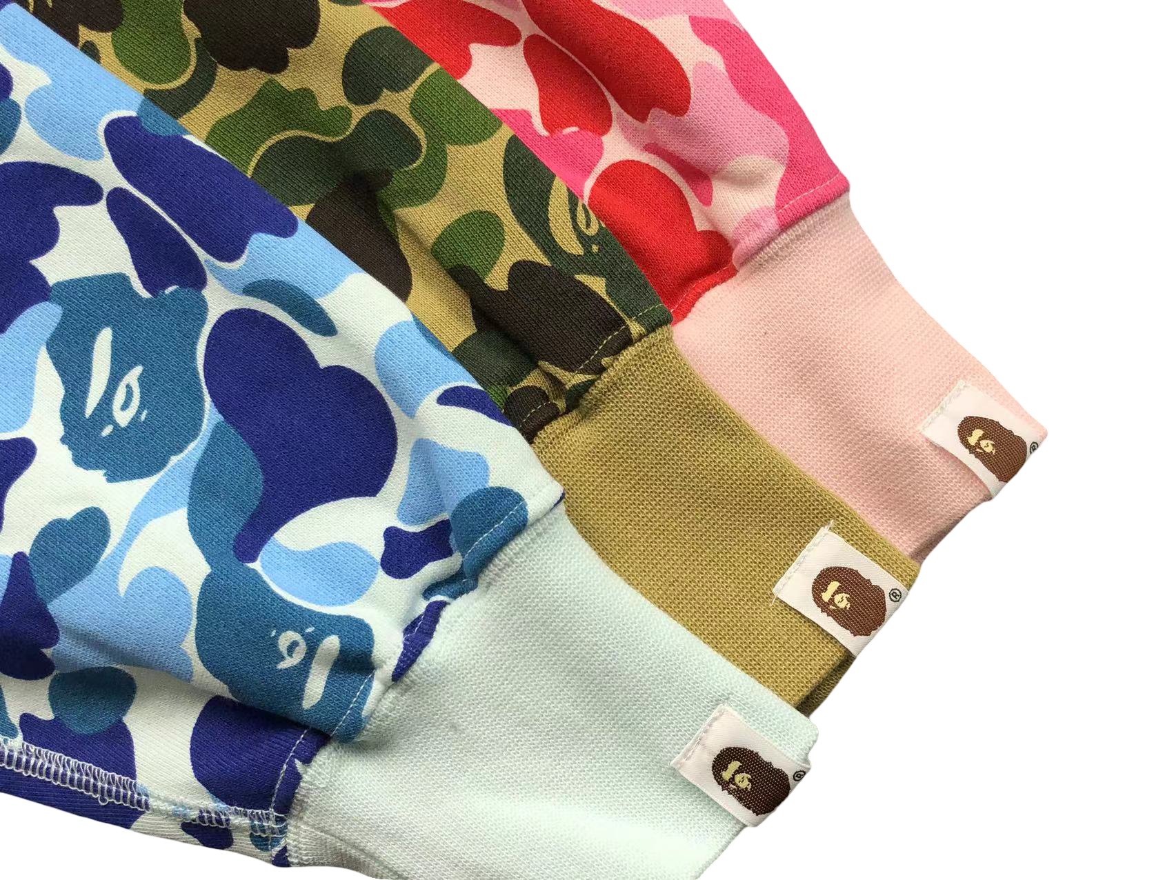 BAPE ABC Camo Shark Full Zip Hoodie Green