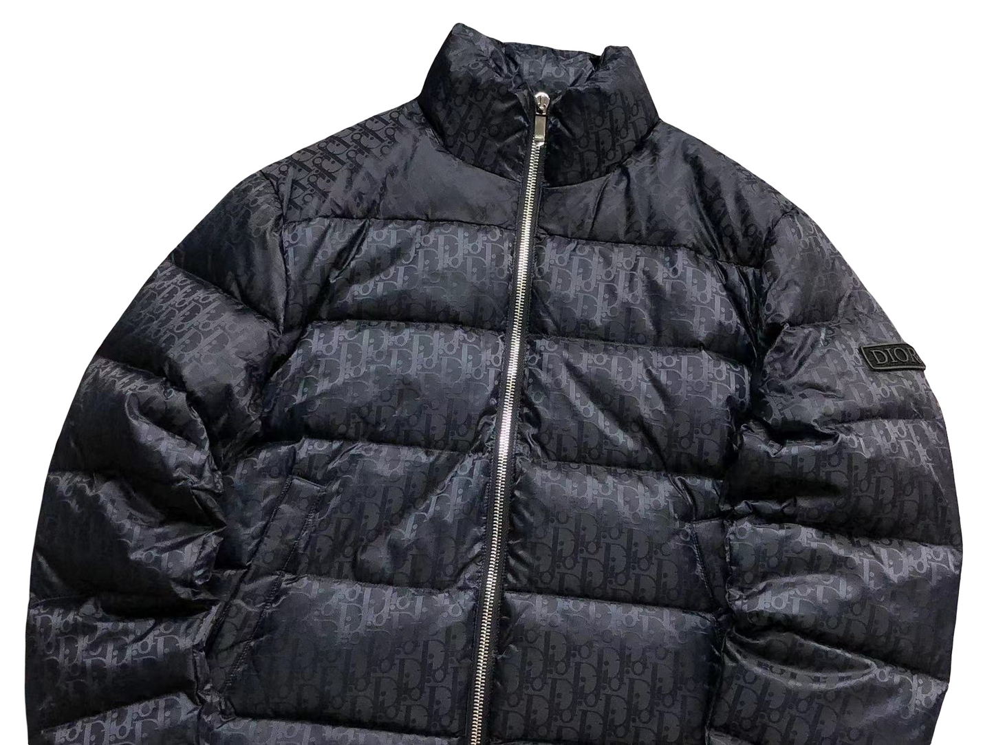 Dior Oblique Down Jacket - (NAVY)