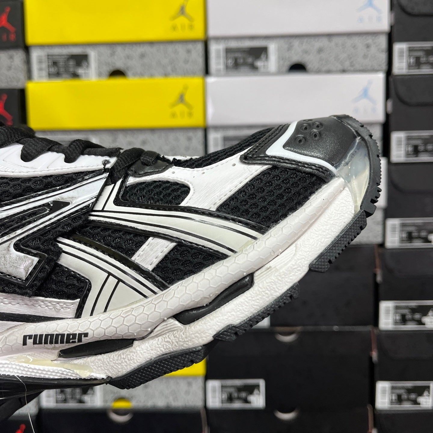 Balenciaga Runner 7.0 Silver Grey Black