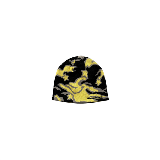 Broken Planet Shooting Stars Beanie - (YELLOW)