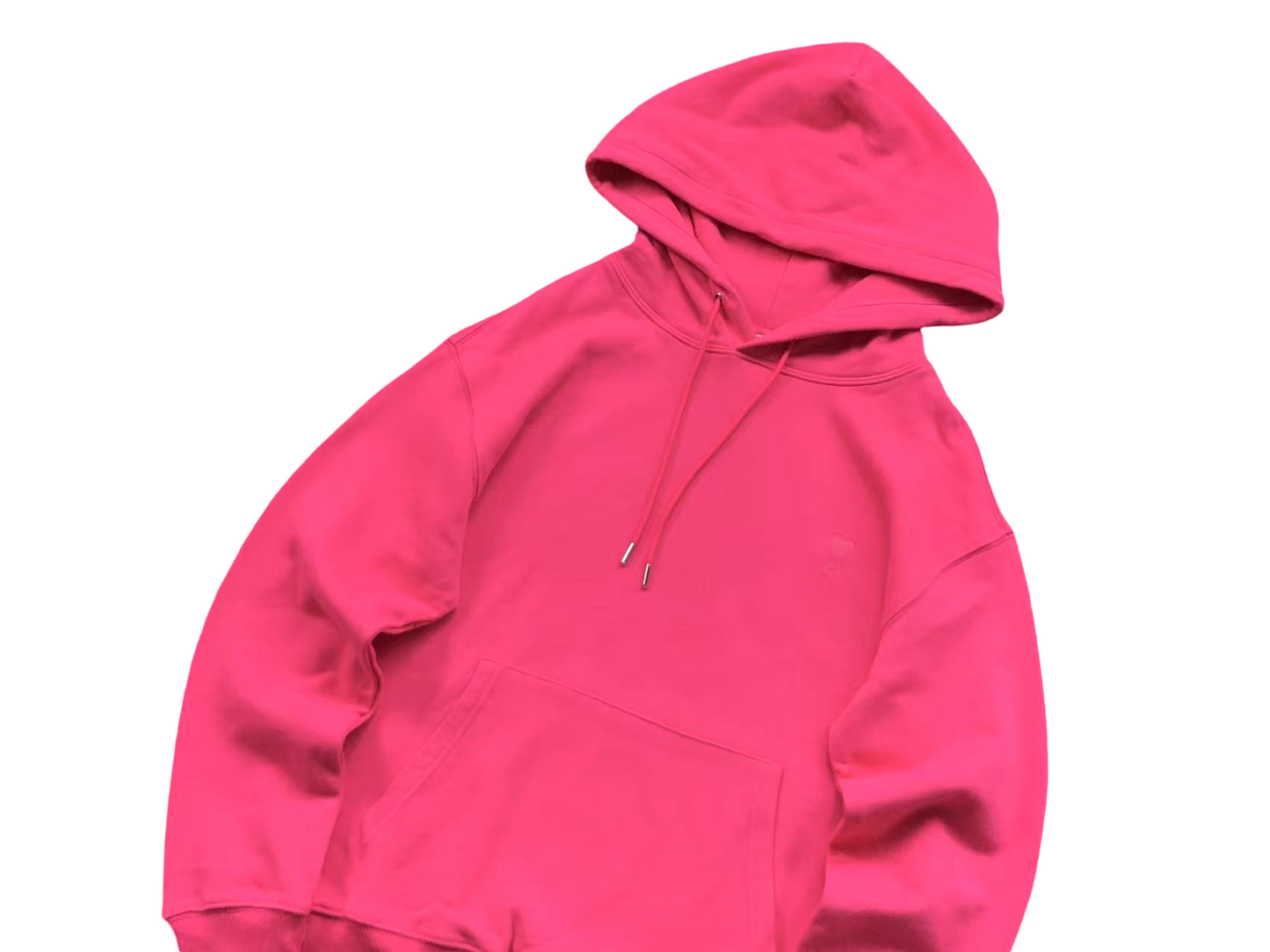 AMI Paris Classic Heart Hoodie - (FUCHSIA)