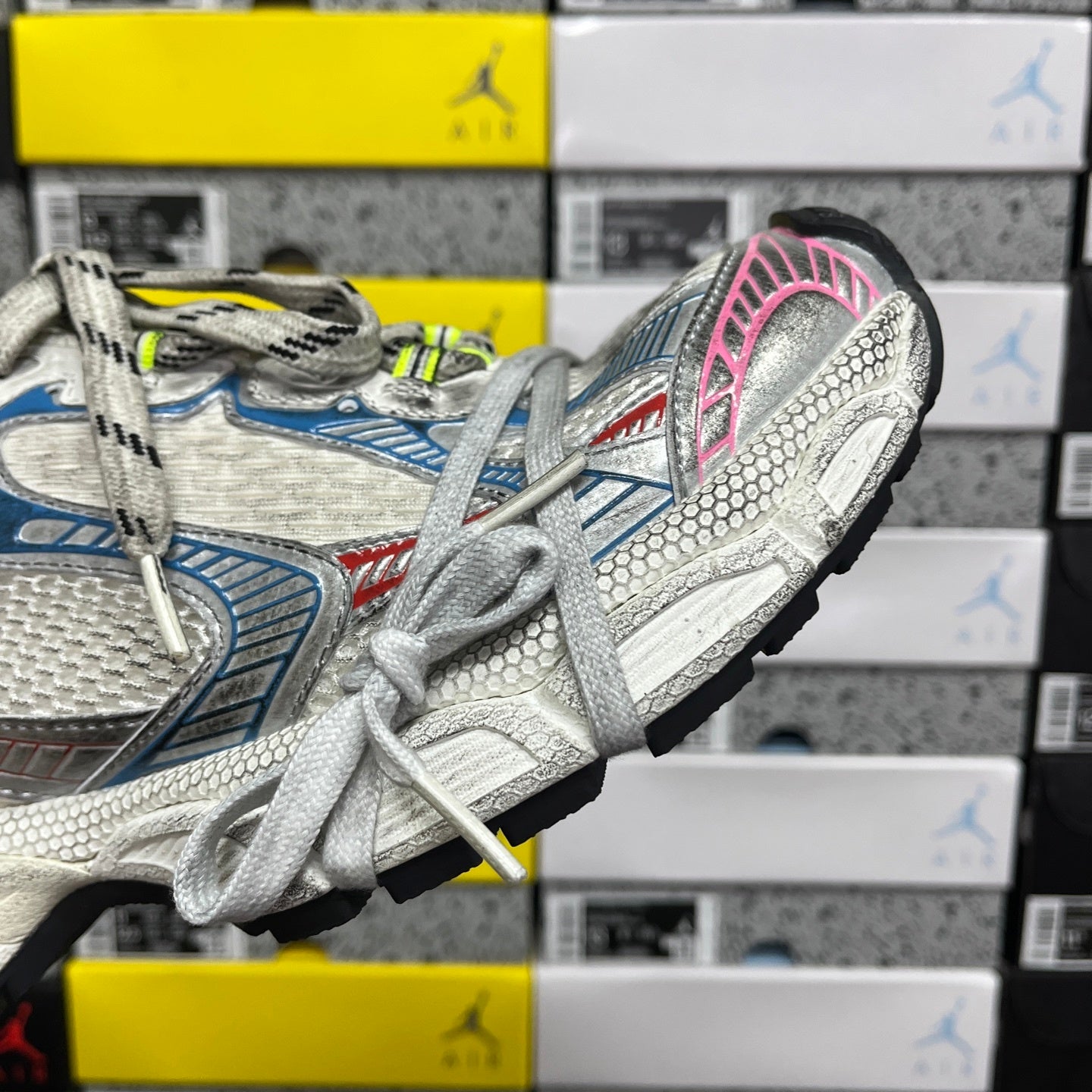 Balenciaga 3XL White Blue Red