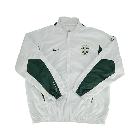 Nike Vintage Brazil Shell Suit Jacket - (WHITE)