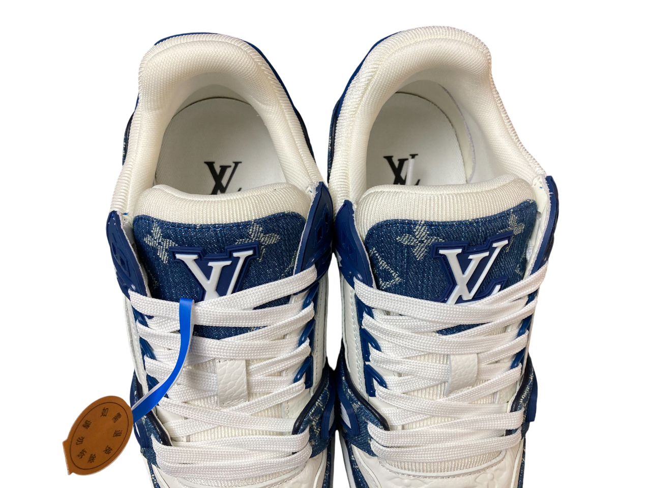LV Trainer Denim Monogram - (BLUE)