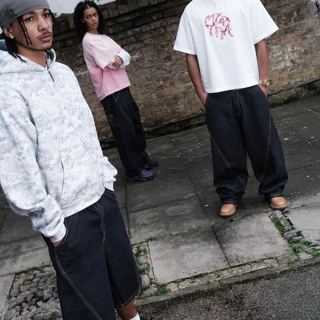 MERTRA Camo Tee White/Pink
