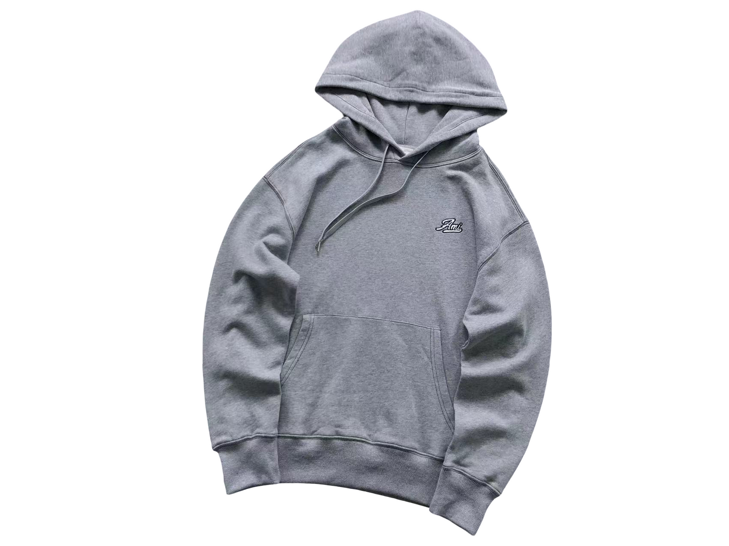 AMI Paris Vice Hoodie - (GREY)