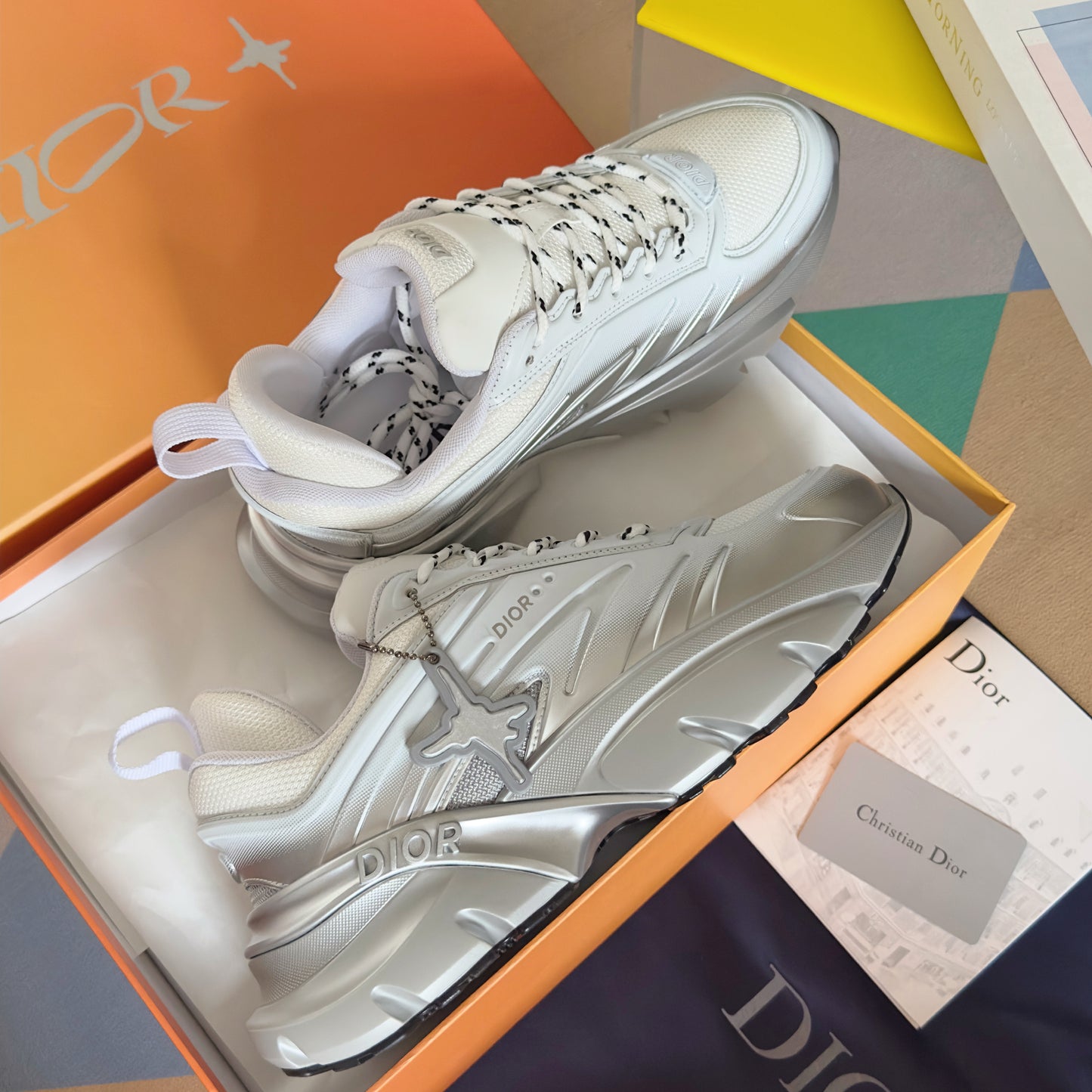 Dior x Lewis Hamilton B44 White Grey