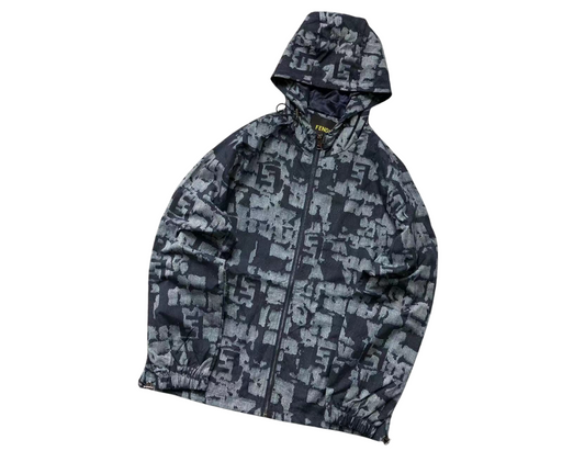 Fendi Washed Windbreaker - (LIGHT BLACK)