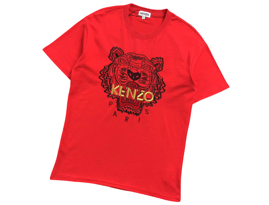 KENZO Tiger Tee - (RED/GOLD)