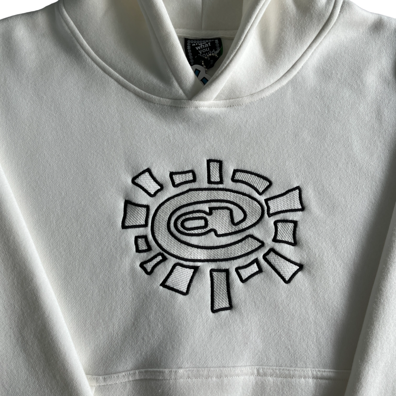 ADWYSD Classic Hoodie - (WHITE/BLACK)