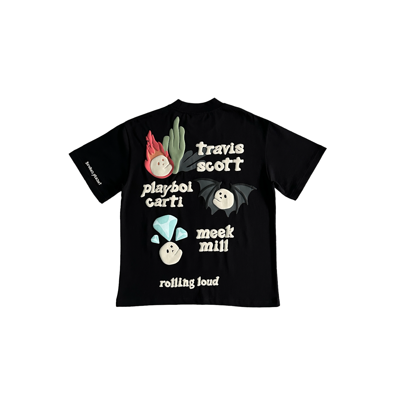 Broken Planet Rolling Loud Tee - (BLACK)