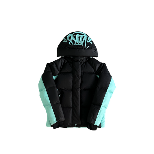 Syna World Detachable Puffer - (BLACK/TEAL)