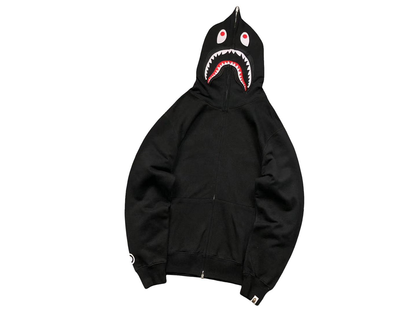 BAPE Shark Work Full Zip Hoodie Black