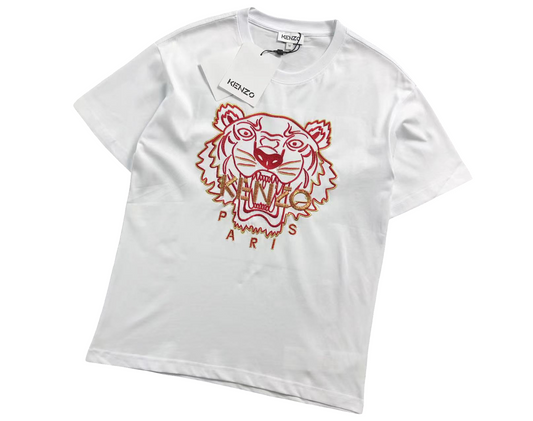 KENZO Tiger Tee - (WHITE/RED/GOLD)