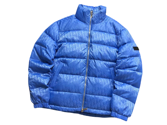 Dior Oblique Down Jacket - (BLUE)