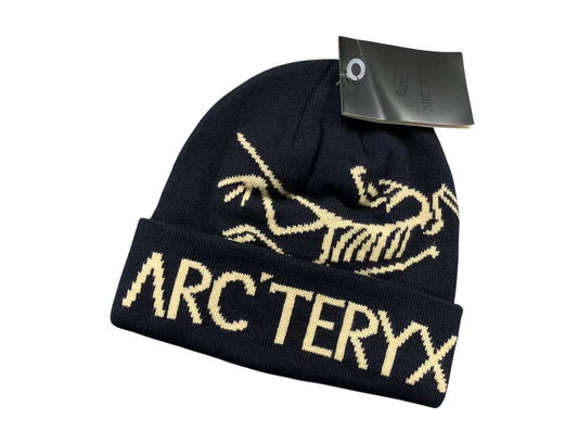 Arc'Teryx Bird Word Beanie - (BLACK/YELLOW)