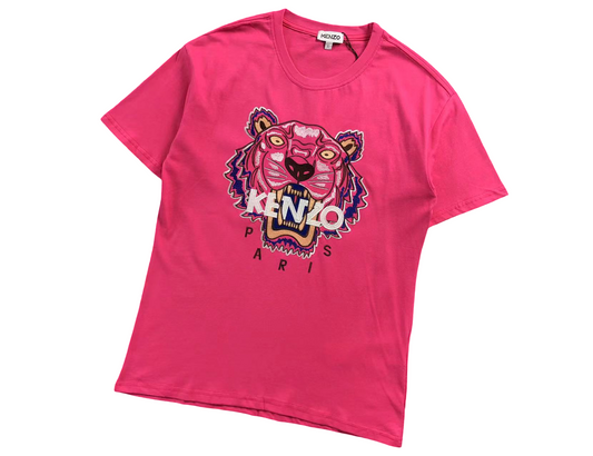 KENZO Tiger Tee - (FUCHSIA/WHITE/BLUE)