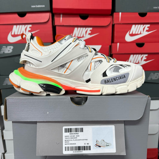 Balenciaga Track Led 3.0 - (WHITE/ORANGE)