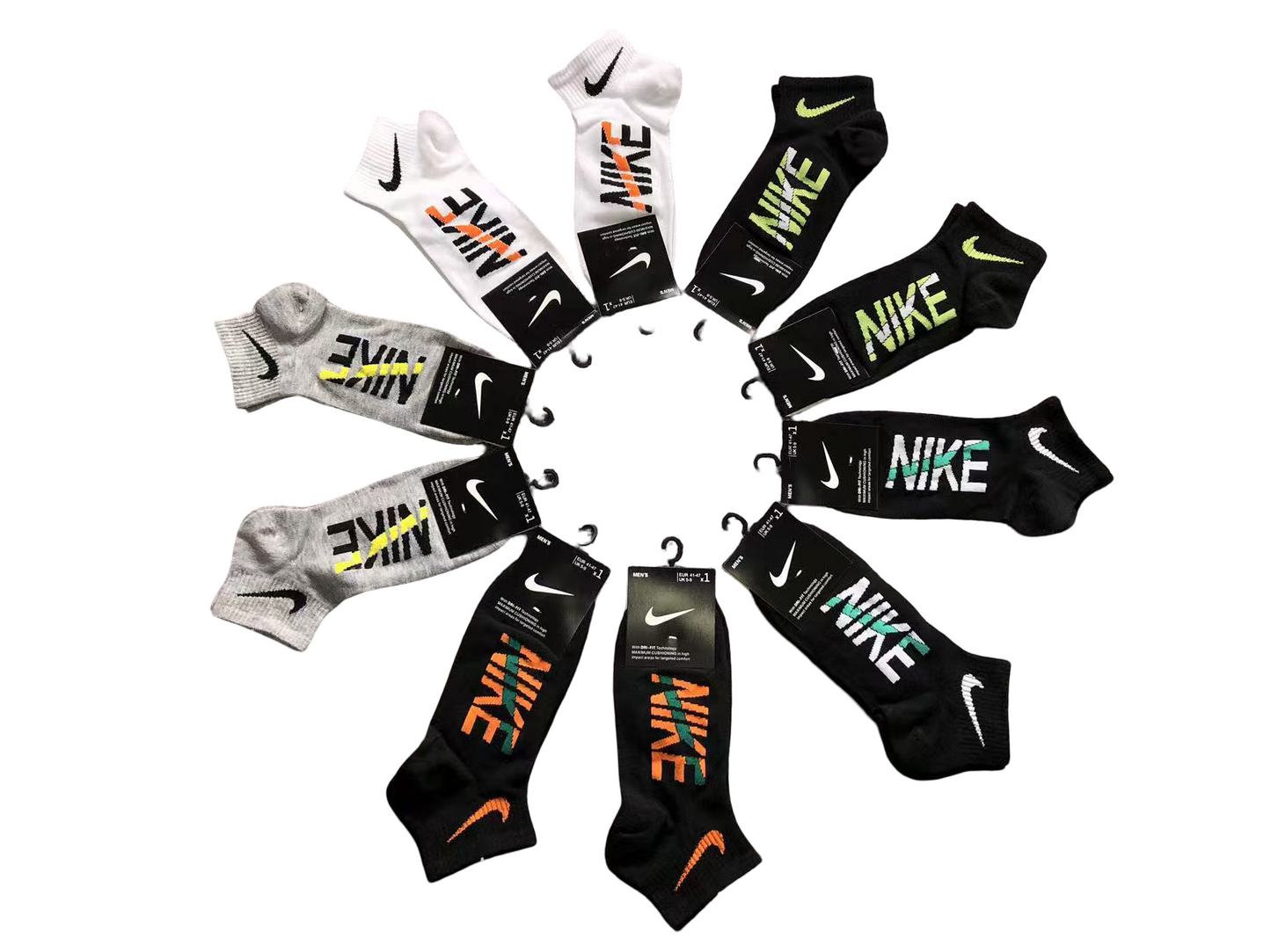 Nike Socks (10 Pairs) - COLOUR EDITION 19