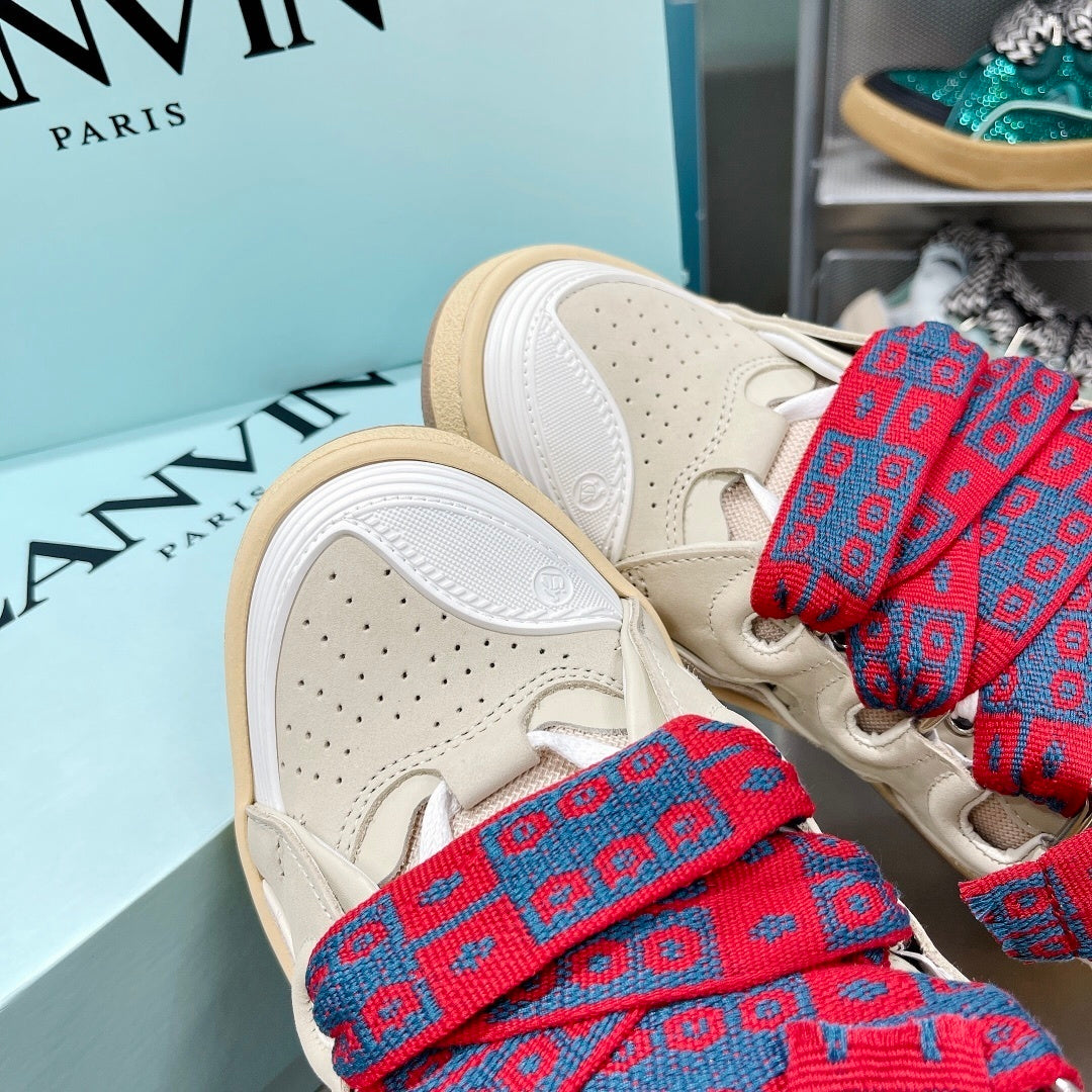 Lanvin Curb - (CREAM/BEIGE/RED)
