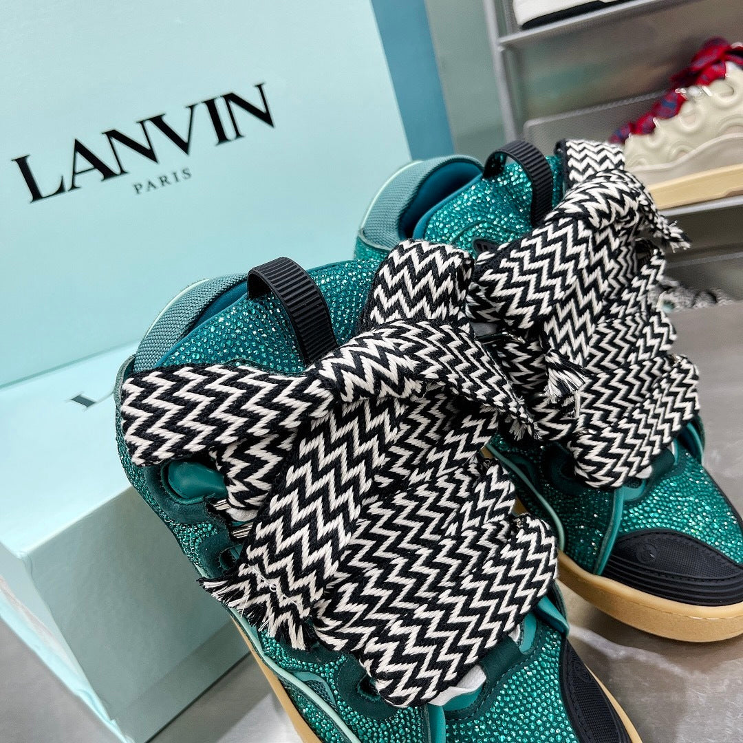 Lanvin Curb Shimmering - (TEAL)