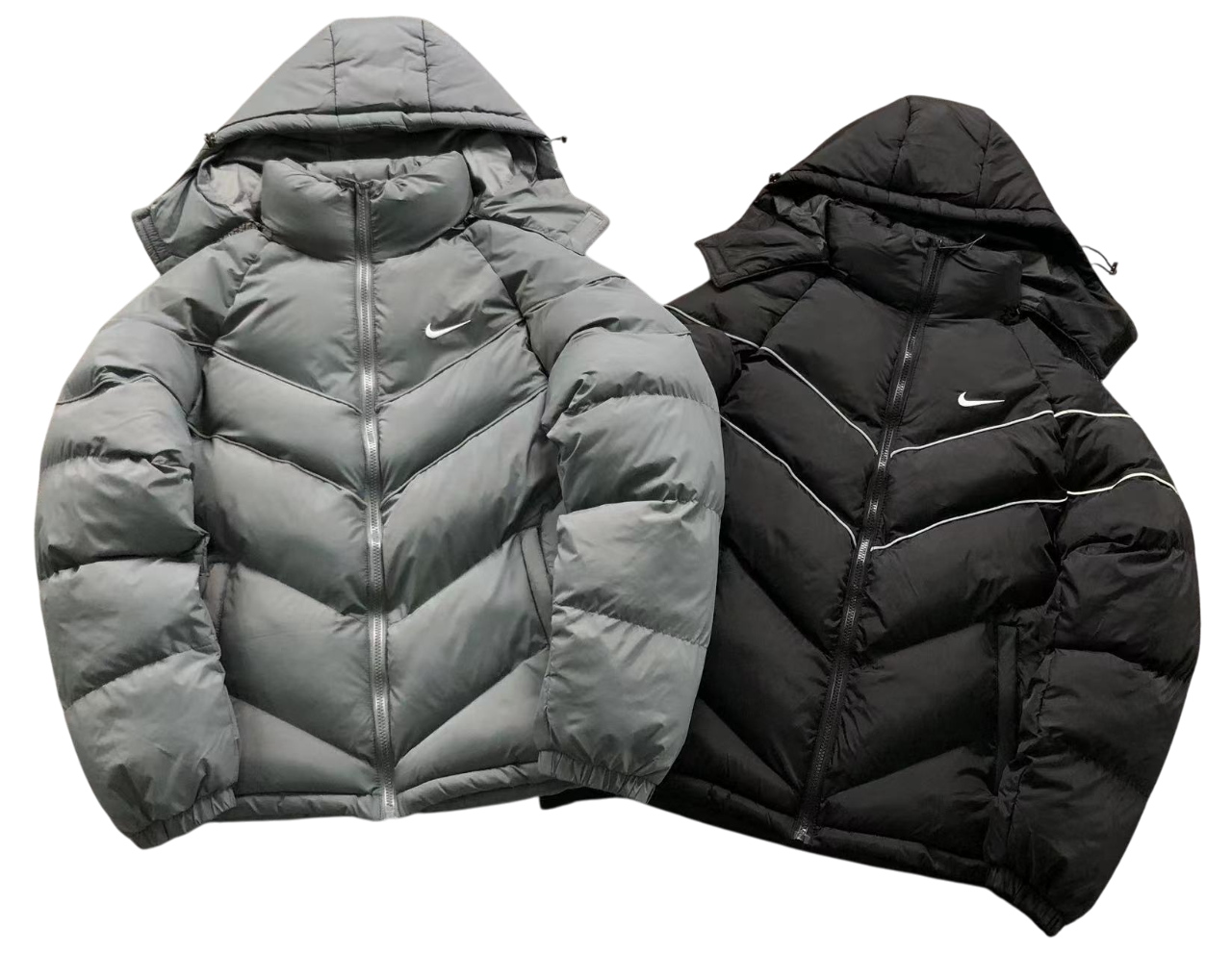 Nike Sportswear Down Jacket - (GREY REFLECTIVE)