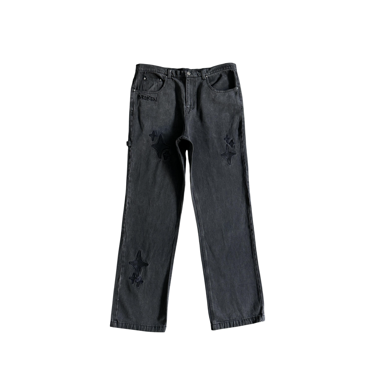 Broken Planet Stars Jean - (BLACK)