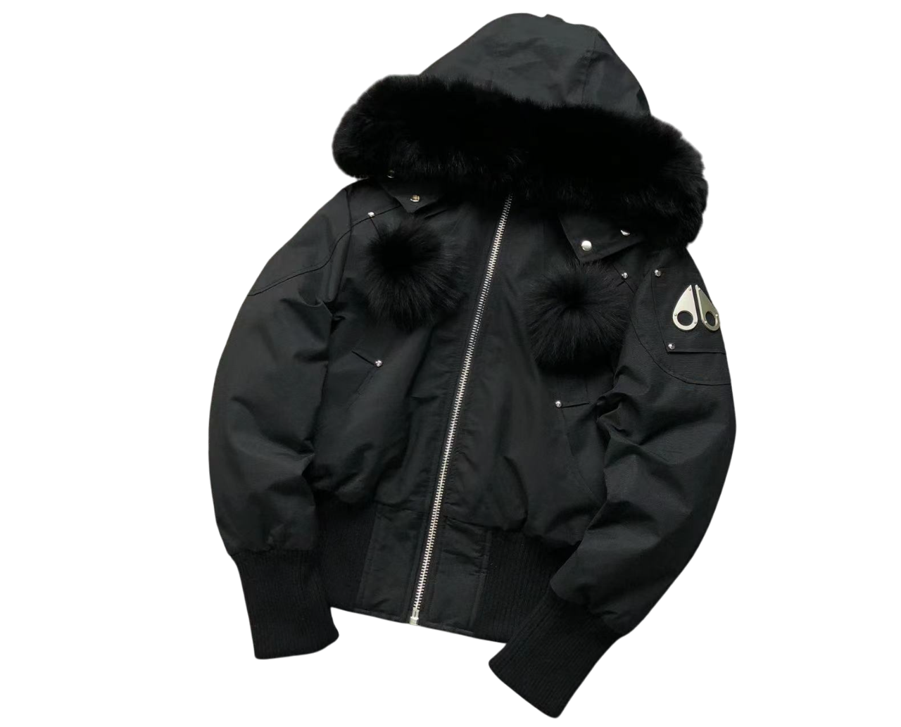 Moose Knuckles Women's Debbie Down Jacket - (FULL BLACK)