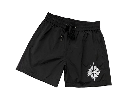 Amiri Compass Short - (BLACK)