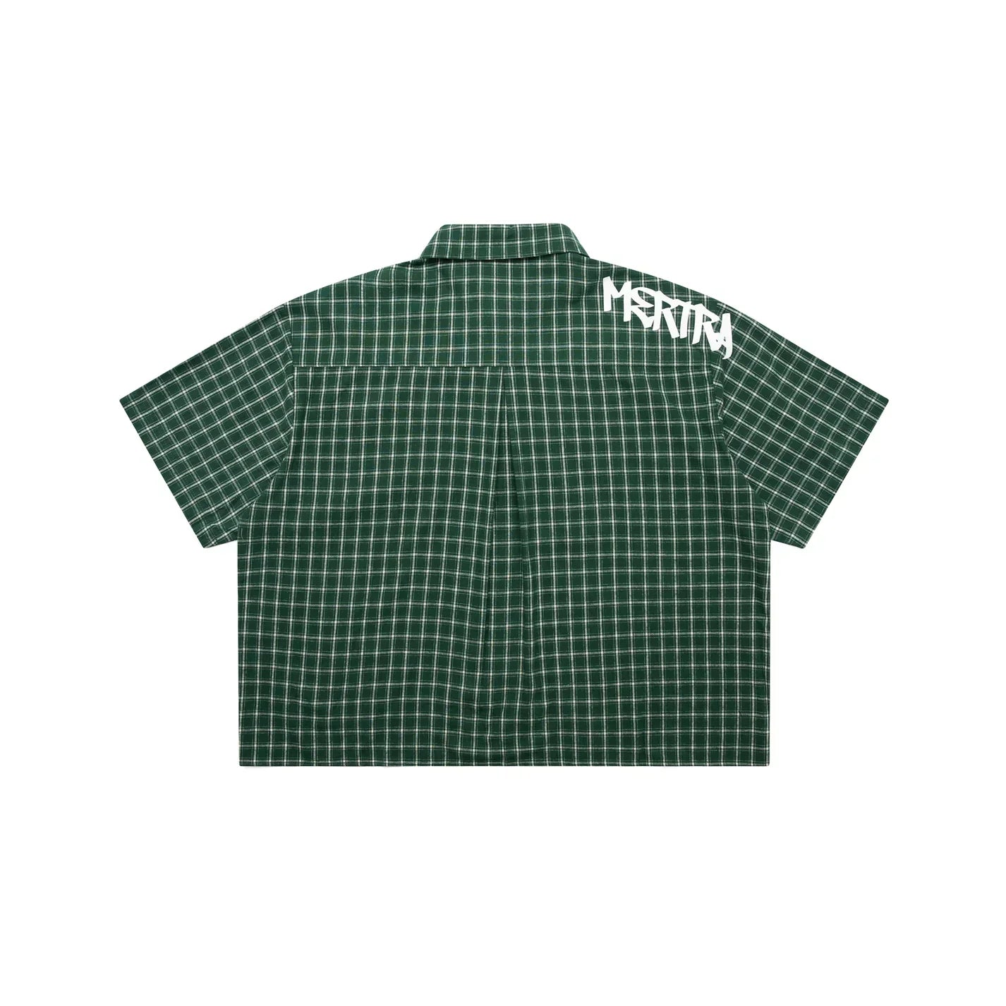 MERTRA Plaid Shirt Green